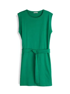 GATE Bawełniana sukienka z paskiem| Kategorie·Sukienki