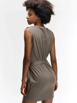 GATE Bawełniana sukienka z paskiem| Kategorie·Sukienki