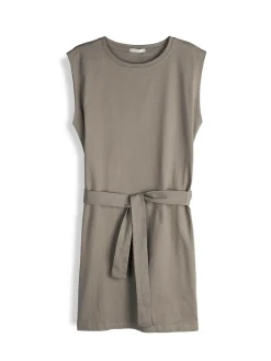 GATE Bawełniana sukienka z paskiem| Kategorie·Sukienki