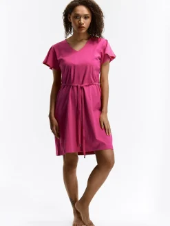 GATE Bawełniana sukienka z paskiem| Kategorie·Sukienki