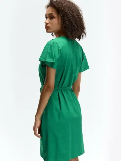 GATE Bawełniana sukienka z paskiem| Kategorie·Sukienki