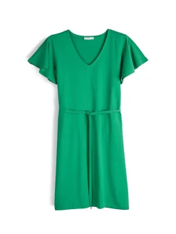 GATE Bawełniana sukienka z paskiem| Kategorie·Sukienki