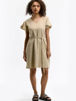 GATE Bawełniana sukienka z paskiem| Kategorie·Sukienki