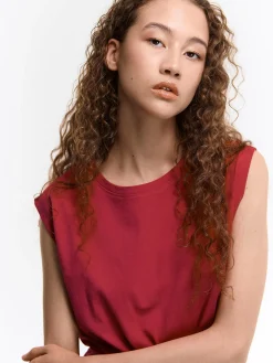 GATE Bawełniana sukienka z paskiem| Kategorie·Sukienki