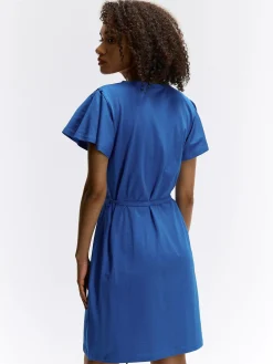 GATE Bawełniana sukienka z paskiem| Kategorie·Sukienki