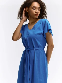 GATE Bawełniana sukienka z paskiem| Kategorie·Sukienki