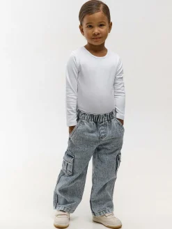 GATE Bawełniane body z długimi rękawami|Dzieci Dziewczynki·Koszulki I Topy