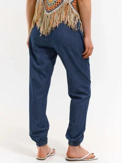 GATE Bawełniane joggery z kieszeniami| Spodnie·Jeansy