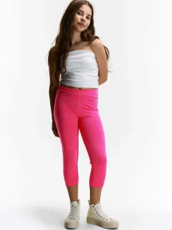 GATE Bawełniane legginsy 3/4 basic basic|Dzieci Dziewczynki·Spodnie I Legginsy