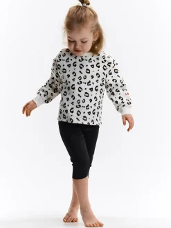 GATE Bawełniane legginsy 3/4 basic basic|Dzieci Dziewczynki·Spodnie I Legginsy