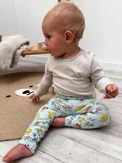 GATE Bawełniane legginsy dla niemowląt z nadrukiem|Dzieci Baby