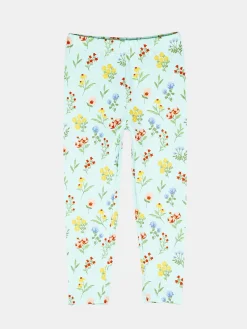 GATE Bawełniane legginsy dla niemowląt z nadrukiem|Dzieci Baby