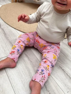 GATE Bawełniane legginsy dla niemowląt z nadrukiem|Dzieci Baby