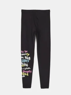 GATE Bawełniane legginsy z nadrukiem|Dzieci Dziewczynki·Spodnie I Legginsy