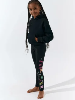 GATE Bawełniane legginsy z nadrukiem|Dzieci Dziewczynki·Spodnie I Legginsy