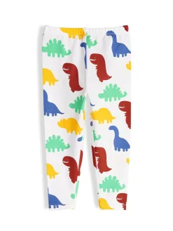 GATE Bawełniane legginsy z nadrukiem|Dzieci Baby