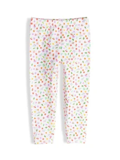 GATE Bawełniane legginsy z nadrukiem|Dzieci Baby