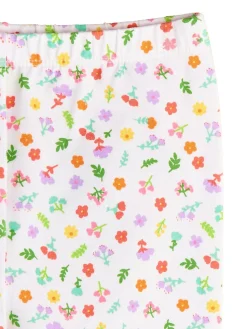 GATE Bawełniane legginsy z nadrukiem|Dzieci Baby