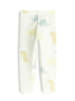 GATE Bawełniane legginsy z nadrukiem|Dzieci Baby