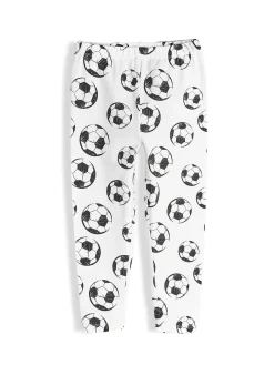 GATE Bawełniane legginsy z nadrukiem|Dzieci Baby