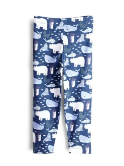 GATE Bawełniane legginsy z nadrukiem|Dzieci Baby