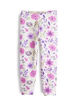 GATE Bawełniane legginsy z nadrukiem|Dzieci Baby