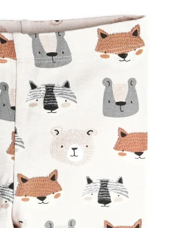GATE Bawełniane legginsy z nadrukiem|Dzieci Baby