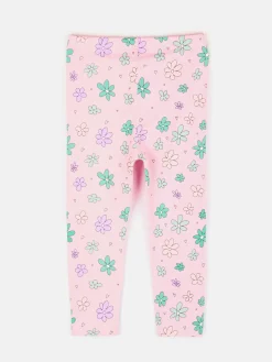 GATE Bawełniane legginsy z nadrukiem|Dzieci Baby