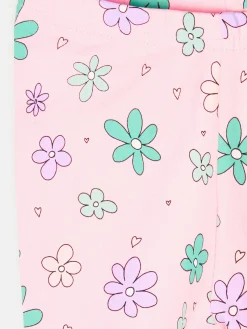 GATE Bawełniane legginsy z nadrukiem|Dzieci Baby