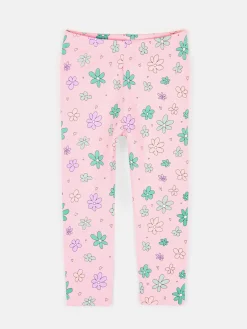 GATE Bawełniane legginsy z nadrukiem|Dzieci Baby