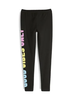 GATE Bawełniane legginsy z nadrukiem|Dzieci Dziewczynki·Spodnie I Legginsy