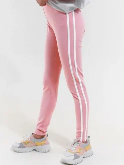 GATE Bawełniane legginsy z paskami po bokach|Dzieci Dziewczynki·Spodnie I Legginsy