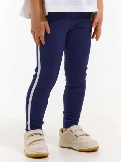 GATE Bawełniane legginsy z paskami po bokach|Dzieci Dziewczynki·Spodnie I Legginsy