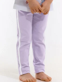 GATE Bawełniane legginsy z paskami po bokach|Dzieci Dziewczynki·Spodnie I Legginsy