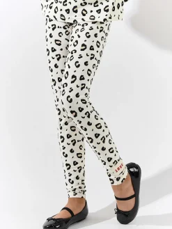 GATE Bawełniane legginsy z wzorem w panterkę|Dzieci Dziewczynki·Spodnie I Legginsy