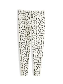 GATE Bawełniane legginsy z wzorem w panterkę|Dzieci Dziewczynki·Spodnie I Legginsy