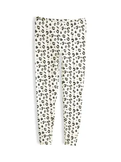 GATE Bawełniane legginsy z wzorem w panterkę|Dzieci Dziewczynki·Spodnie I Legginsy