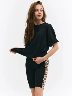 GATE Bawełniane spodenki biker z nadrukiem|Dzieci Dziewczynki·Spodnie I Legginsy|Dziewczynki·Szorty ☀️