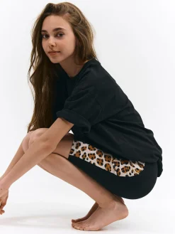 GATE Bawełniane spodenki biker z nadrukiem|Dzieci Dziewczynki·Spodnie I Legginsy|Dziewczynki·Szorty ☀️