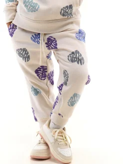 GATE Bawełniane spodnie dresowe dziewczęce z nadrukiem|Dzieci Dziewczynki·Spodnie I Legginsy