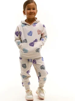 GATE Bawełniane spodnie dresowe dziewczęce z nadrukiem|Dzieci Dziewczynki·Spodnie I Legginsy