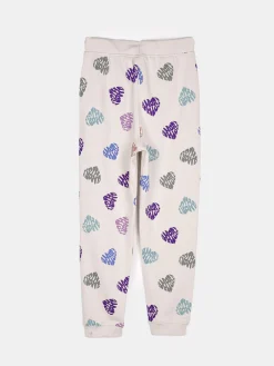 GATE Bawełniane spodnie dresowe dziewczęce z nadrukiem|Dzieci Dziewczynki·Spodnie I Legginsy