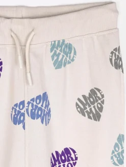 GATE Bawełniane spodnie dresowe dziewczęce z nadrukiem|Dzieci Dziewczynki·Spodnie I Legginsy