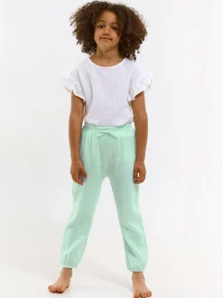 GATE Bawełniane spodnie muślinowe|Dzieci Dziewczynki·Spodnie I Legginsy