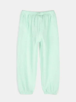 GATE Bawełniane spodnie muślinowe|Dzieci Dziewczynki·Spodnie I Legginsy