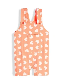 GATE Bawełniane spodnie na szelkach|Dzieci Baby