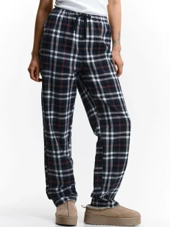 GATE Bawełniane spodnie od piżamy w kratę| Bielizna·Bielizna Nocna