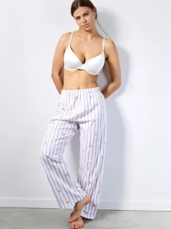 GATE Bawełniane spodnie od piżamy z nadrukiem| Bielizna·Bielizna Nocna