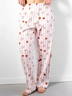 GATE Bawełniane spodnie od piżamy z nadrukiem| Bielizna·Bielizna Nocna