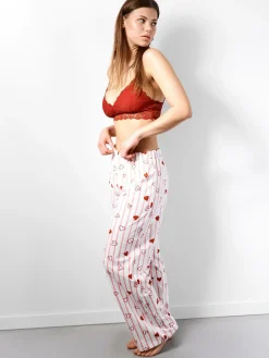 GATE Bawełniane spodnie od piżamy z nadrukiem| Bielizna·Bielizna Nocna